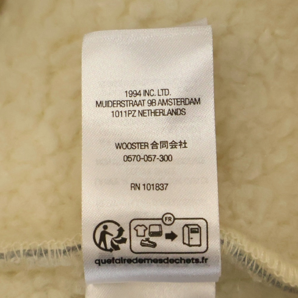 SUPREME(シュプリーム) 23AW Faux Shearling Zip Up Hooded Sweatshirt ファーシアリングジップアップパーカー アイボリー