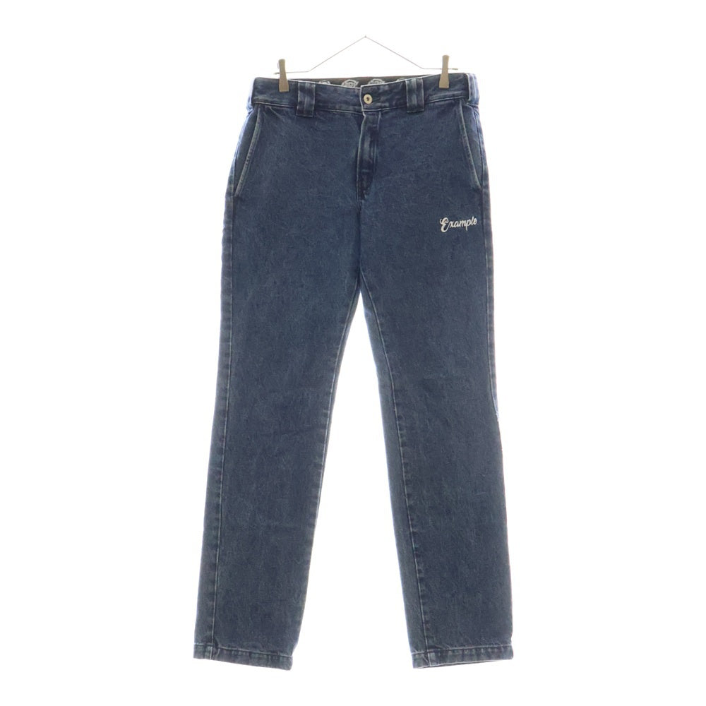 EXAMPLE(エグザンプル) 19AW ×Dickies WORK DENIM PANTS 874 デニムトラウザーパンツ インディゴ 193M40EX01