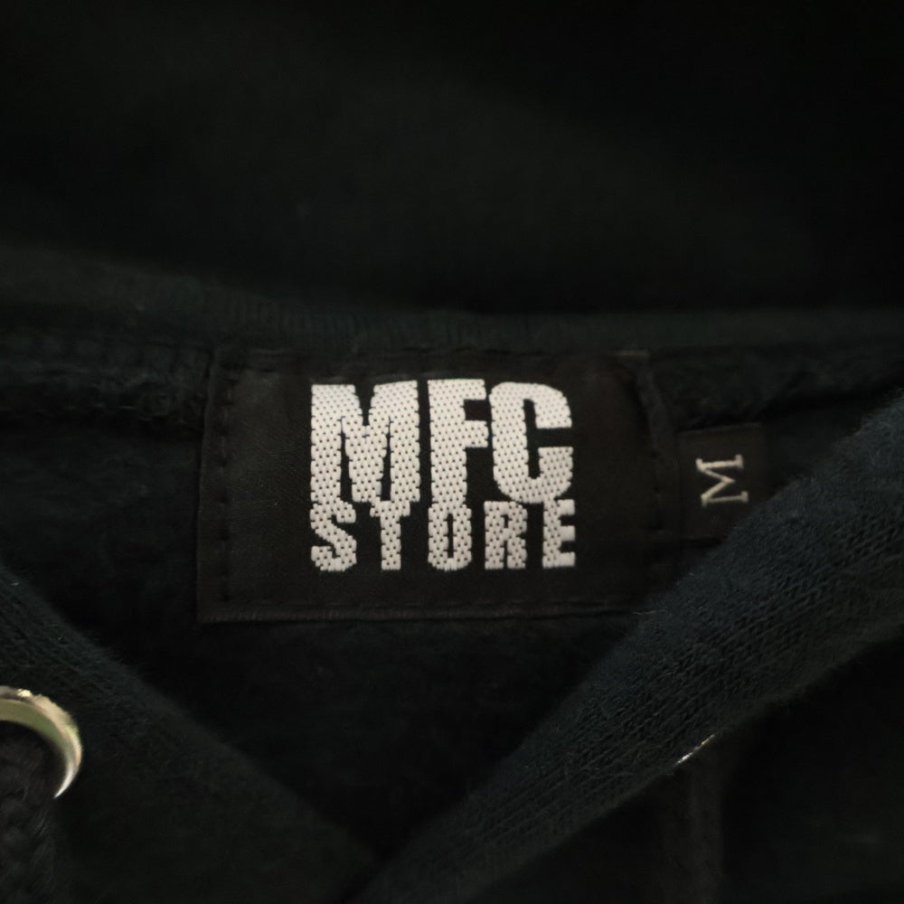 MFC STORE(エムエフシーストア) ロゴ刺繍 プルオーバーパーカー ブラック