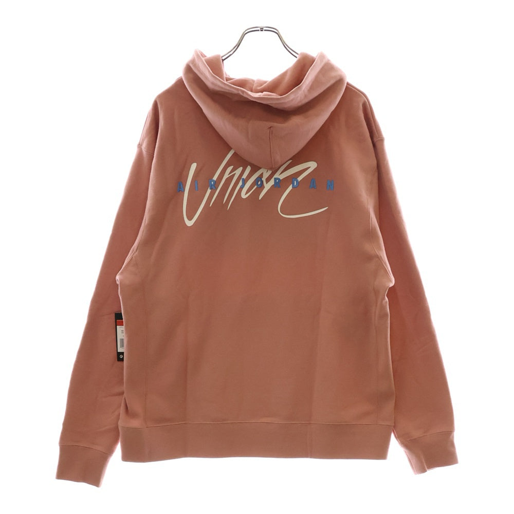 NIKE(ナイキ) 20AW ×UNION Flying High Hooded Sweatshirt ユニオンコラボ フォトプリントプルオーバーパーカー ピンク CV1348-685