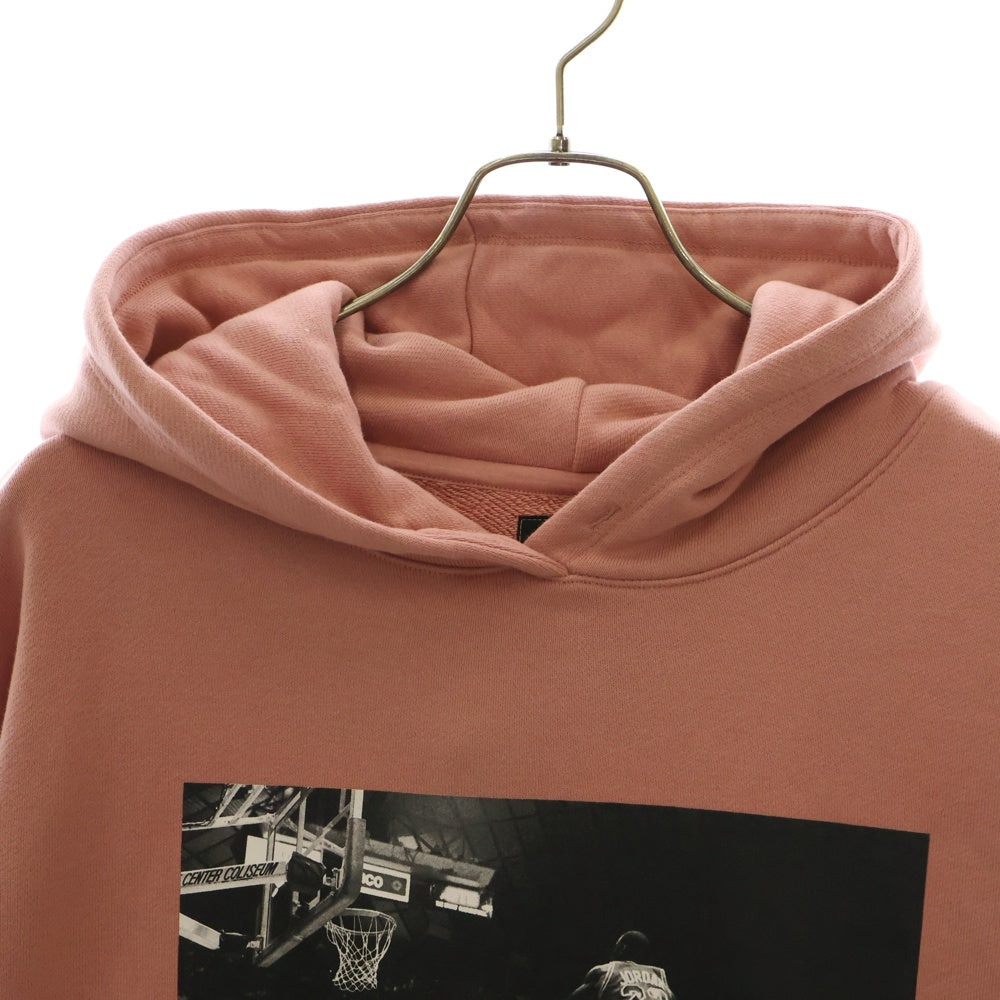 NIKE(ナイキ) 20AW ×UNION Flying High Hooded Sweatshirt ユニオンコラボ フォトプリントプルオーバーパーカー ピンク CV1348-685