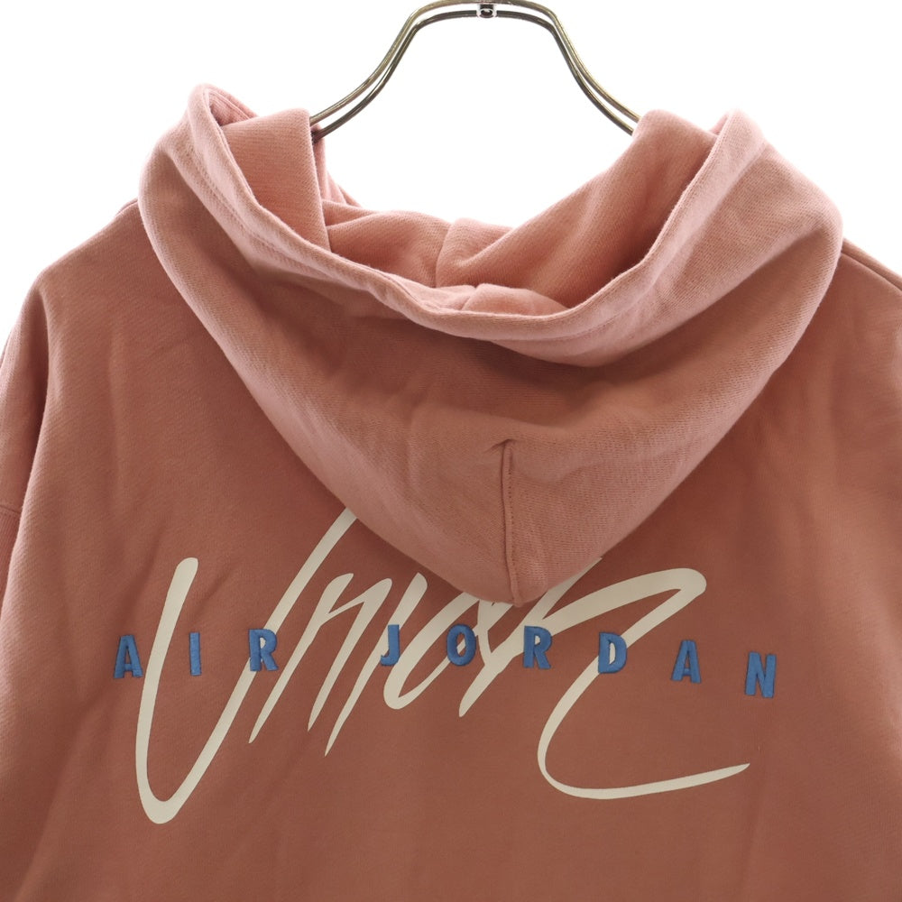 NIKE(ナイキ) 20AW ×UNION Flying High Hooded Sweatshirt ユニオンコラボ フォトプリントプルオーバーパーカー ピンク CV1348-685