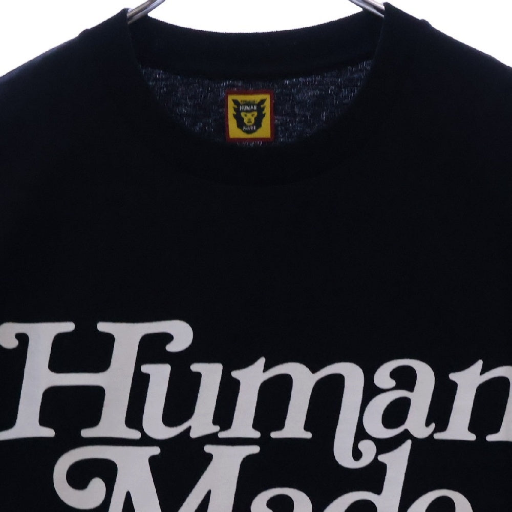 HUMAN MADE(ヒューマンメイド) 20SS ×Girls Dont Cry Harajuku T-SHIRT ガールズドントクライ 原宿リニューアル記念 プリント半袖Tシャツ クルーネックカットソー ブラック XX20TE007