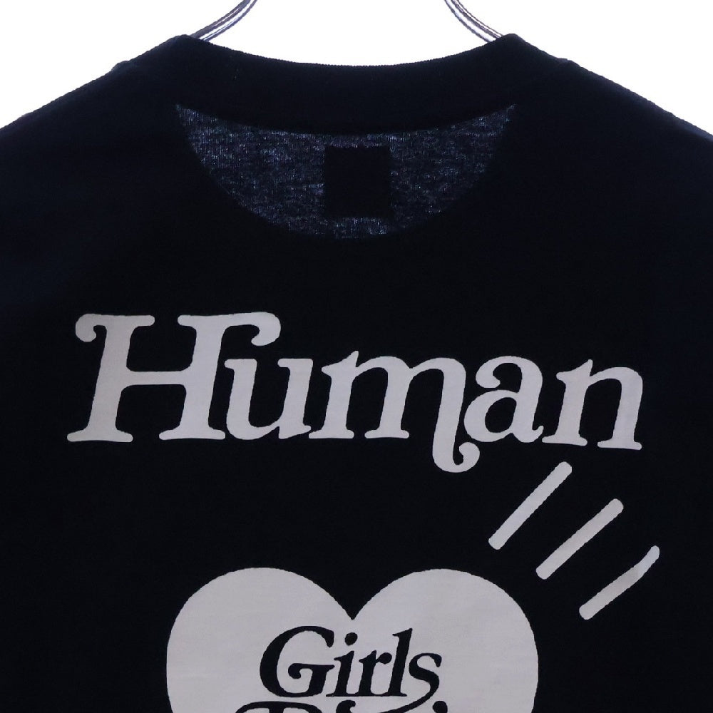 HUMAN MADE(ヒューマンメイド) 20SS ×Girls Dont Cry Harajuku T-SHIRT ガールズドントクライ 原宿リニューアル記念 プリント半袖Tシャツ クルーネックカットソー ブラック XX20TE007