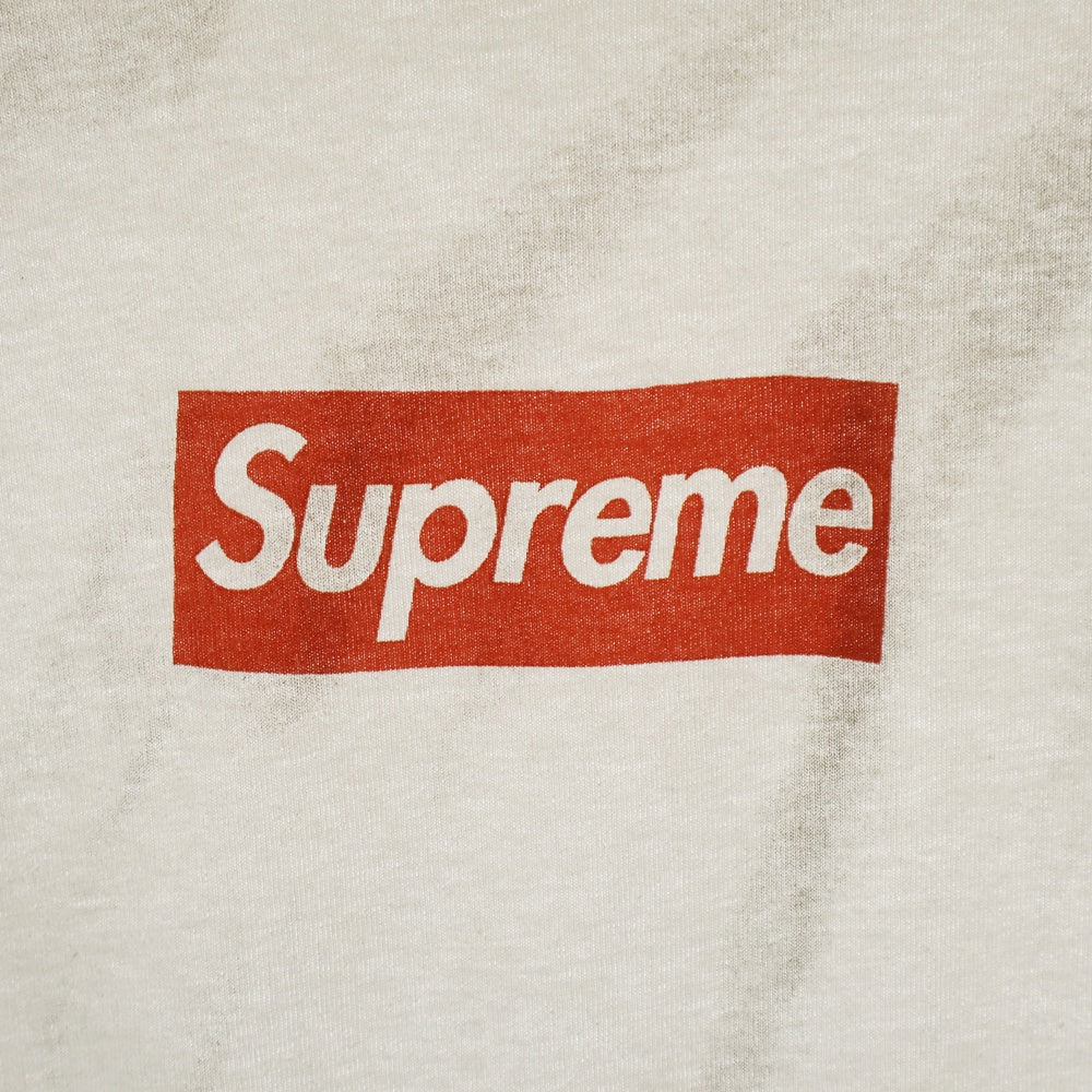 SUPREME(シュプリーム) 24SS ×MM6 Maison Margiela Box Logo Tee エムエムシックスメゾンマルジェラ ボックスロゴプリント半袖Tシャツ カットソー ホワイト
