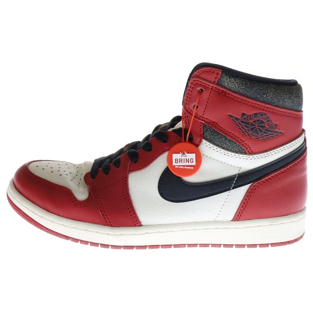 NIKE(ナイキ) Air Jordan 1 High OG Lost & Found DZ5485-612 エアジョーダン1 ハイ OG ロスト&ファウンド/シカゴ ハイカットスニーカー レッド US10.5/28.5cm