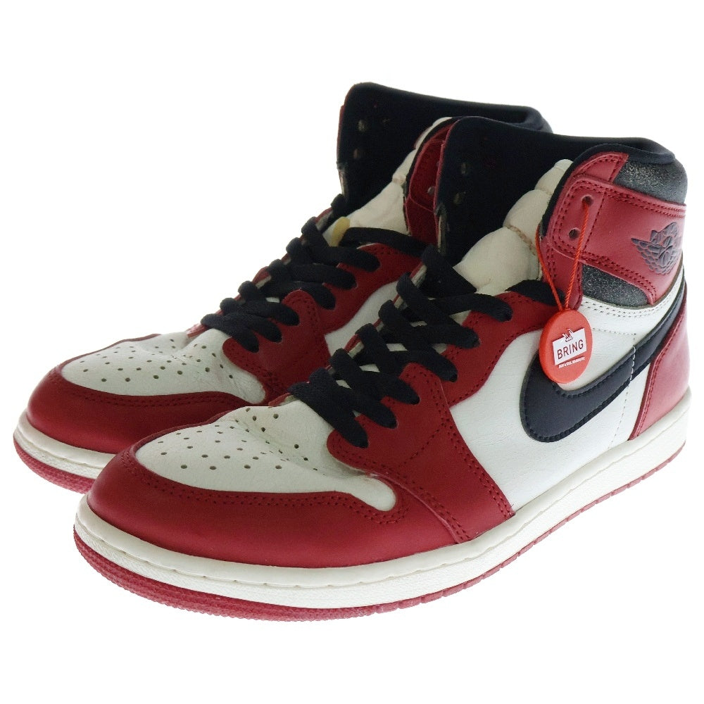 NIKE(ナイキ) Air Jordan 1 High OG Lost & Found DZ5485-612 エアジョーダン1 ハイ OG ロスト&ファウンド/シカゴ ハイカットスニーカー レッド US10.5/28.5cm