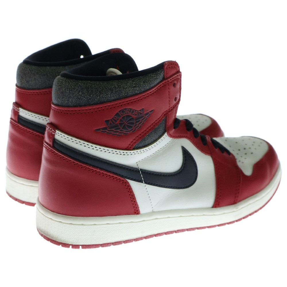 NIKE(ナイキ) Air Jordan 1 High OG Lost & Found DZ5485-612 エアジョーダン1 ハイ OG ロスト&ファウンド/シカゴ ハイカットスニーカー レッド US10.5/28.5cm