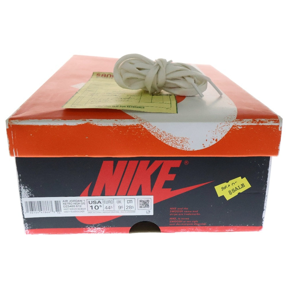 NIKE(ナイキ) Air Jordan 1 High OG Lost & Found DZ5485-612 エアジョーダン1 ハイ OG ロスト&ファウンド/シカゴ ハイカットスニーカー レッド US10.5/28.5cm