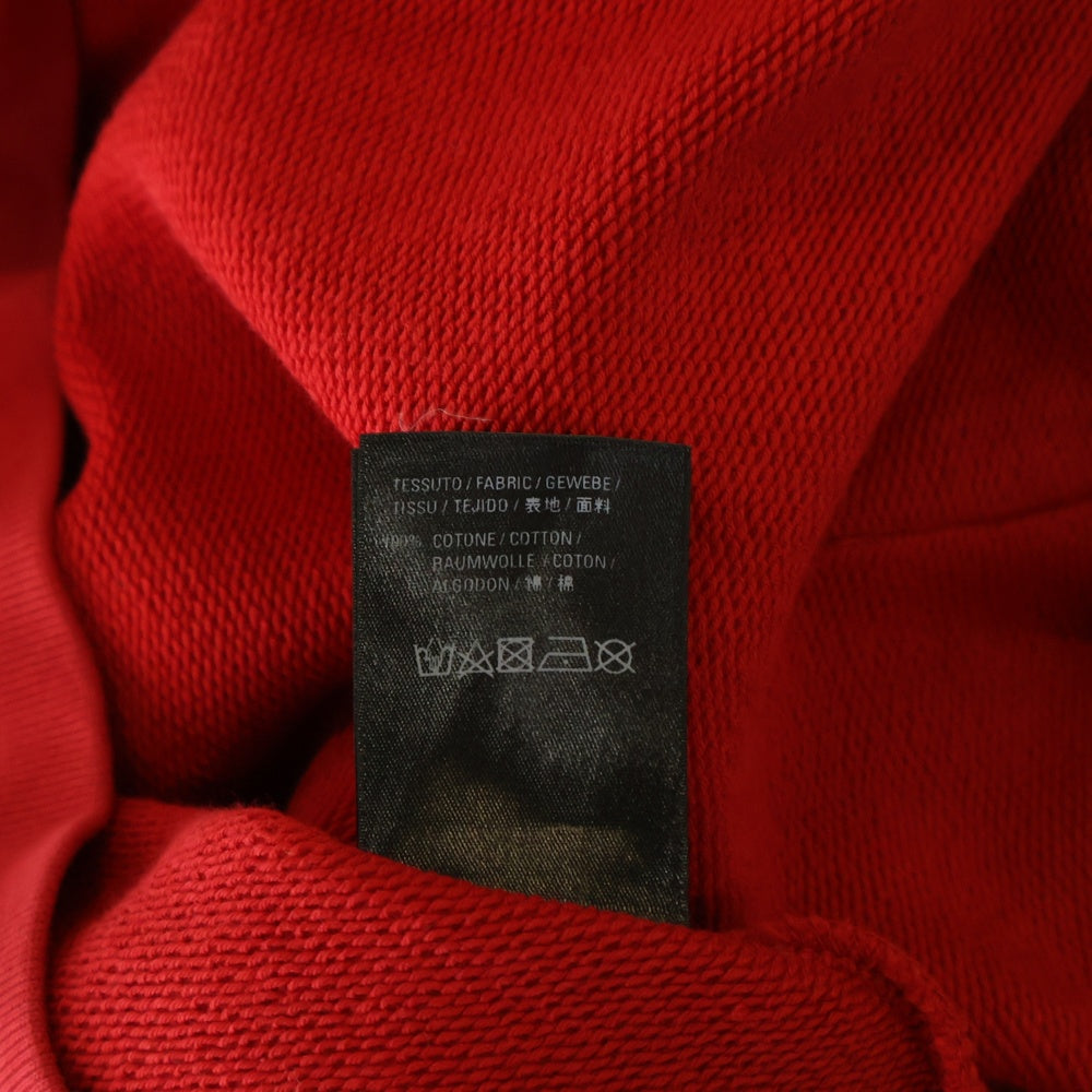 BALENCIAGA(バレンシアガ) 19AW BBロゴプリント プルオーバーパーカー レッド 578138 TEV19