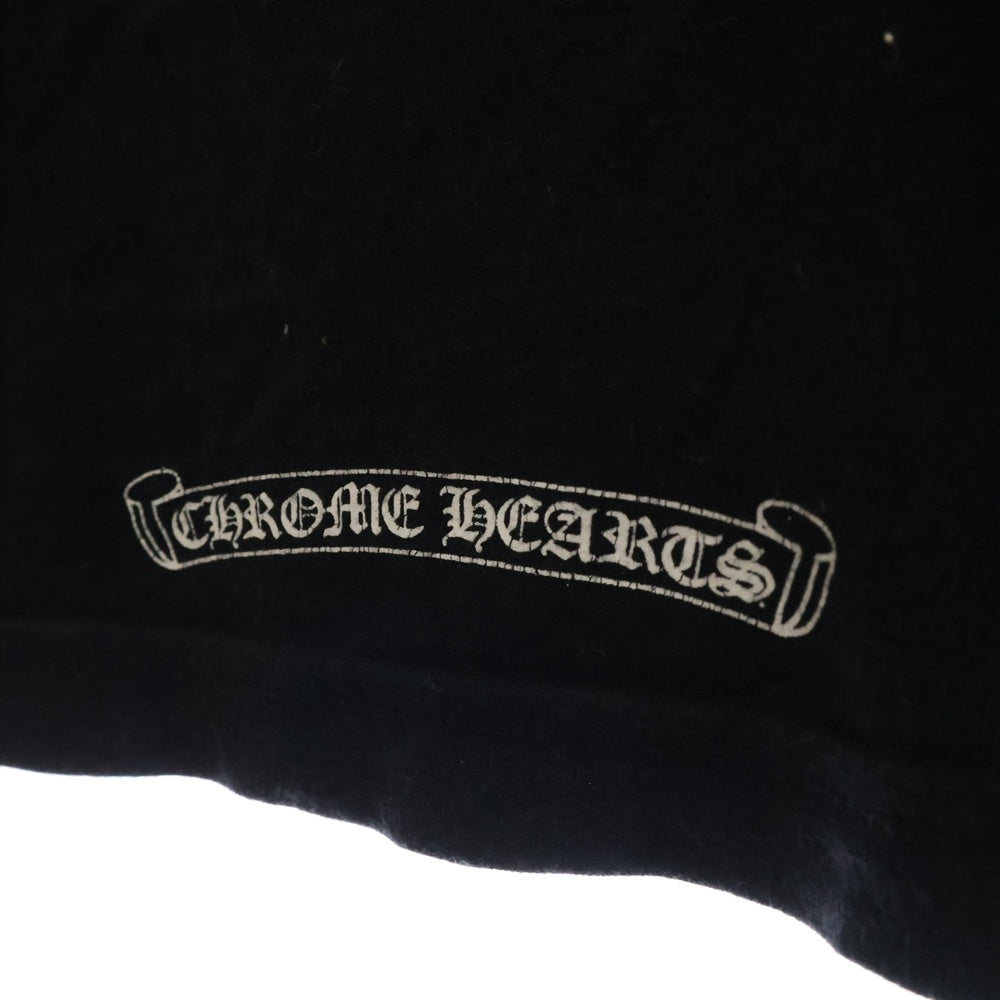 CHROME HEARTS(クロムハーツ) CH T-SHRT スクロールラベルプリント半袖Tシャツ カットソー ブラック
