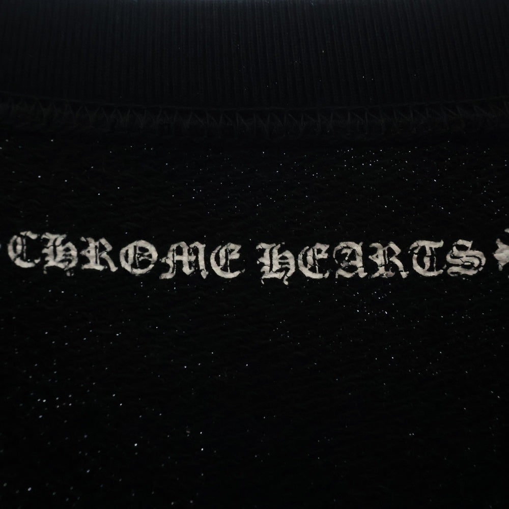 CHROME HEARTS(クロムハーツ) ×MATTY BOY PPO PRETENSE LS Tee×マッティーボーイ プリテンス バックプリント クルーネック長袖スウェット ブラック