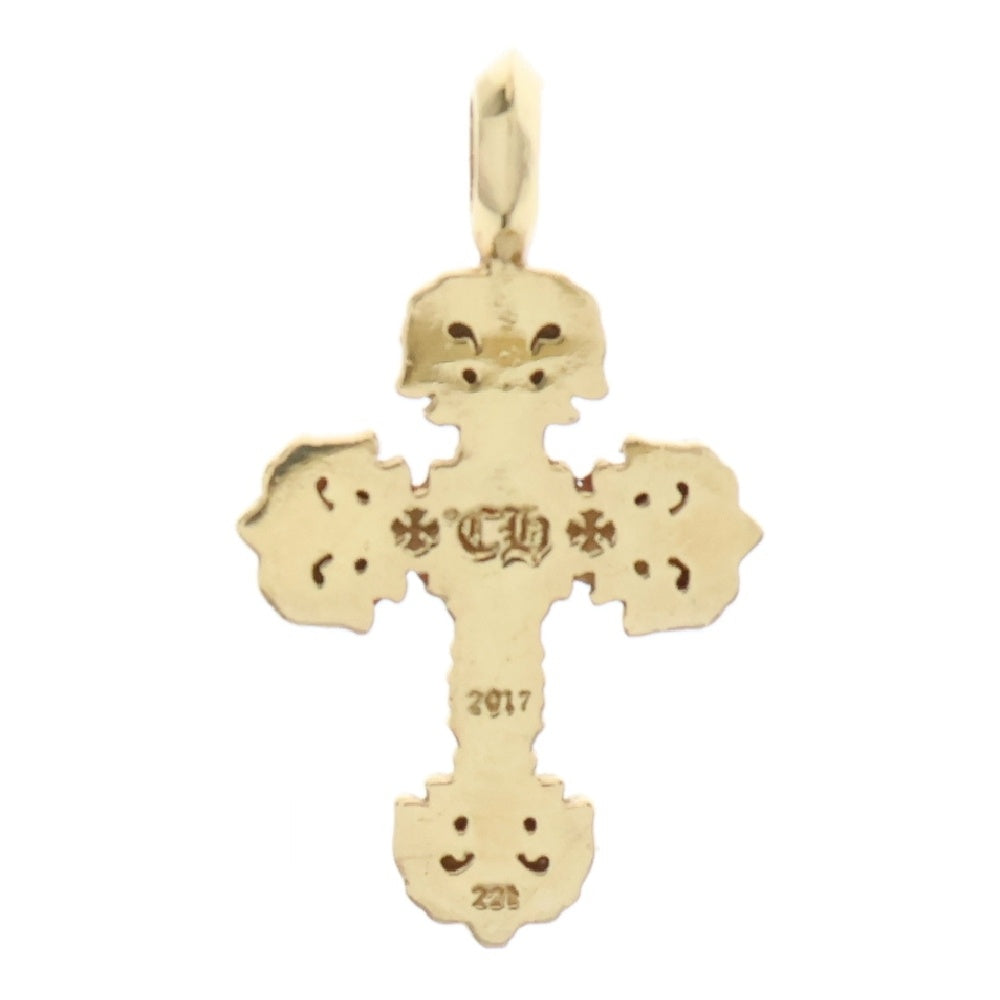 CHROME HEARTS(クロムハーツ) 22K FILIGREE TINY AFTER P/DIA タイニーフィリグリークロス アフター PAVEダイヤ ペンダントトップ ゴールド