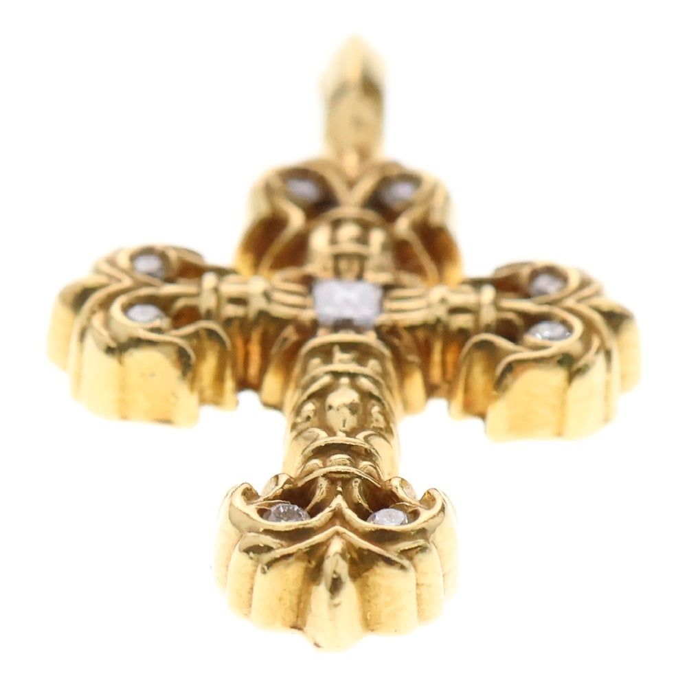 CHROME HEARTS(クロムハーツ) 22K FILIGREE TINY AFTER P/DIA タイニーフィリグリークロス アフター PAVEダイヤ ペンダントトップ ゴールド