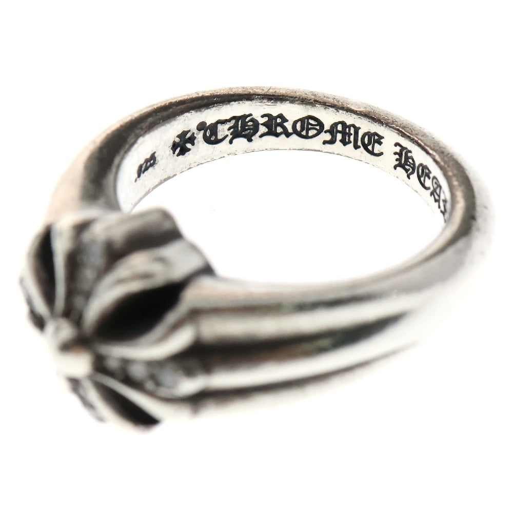CHROME HEARTS(クロムハーツ) CUTOUT CH PLS SML P D スモールカットアウトプラス PAVEダイヤ シルバーリング