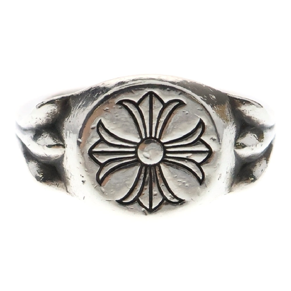 CHROME HEARTS(クロムハーツ) FLAT TOP RING フラットトップ CHプラス リング シルバー