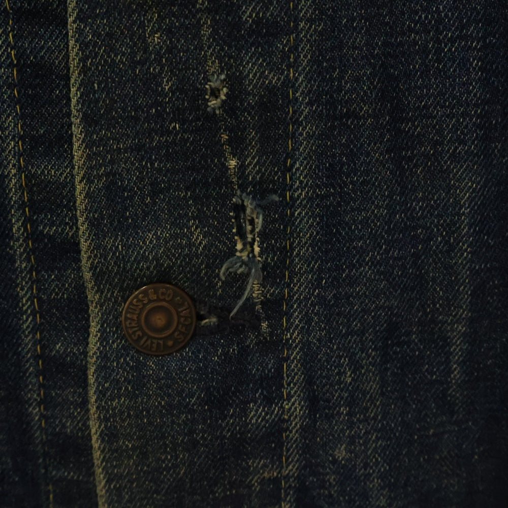 Levi's(リーバイス) 60S VINTAGE 557XX Denim Jacket ヴィンテージ ボタン裏D 両面BIGE 均等V デニムジャケット インディゴ