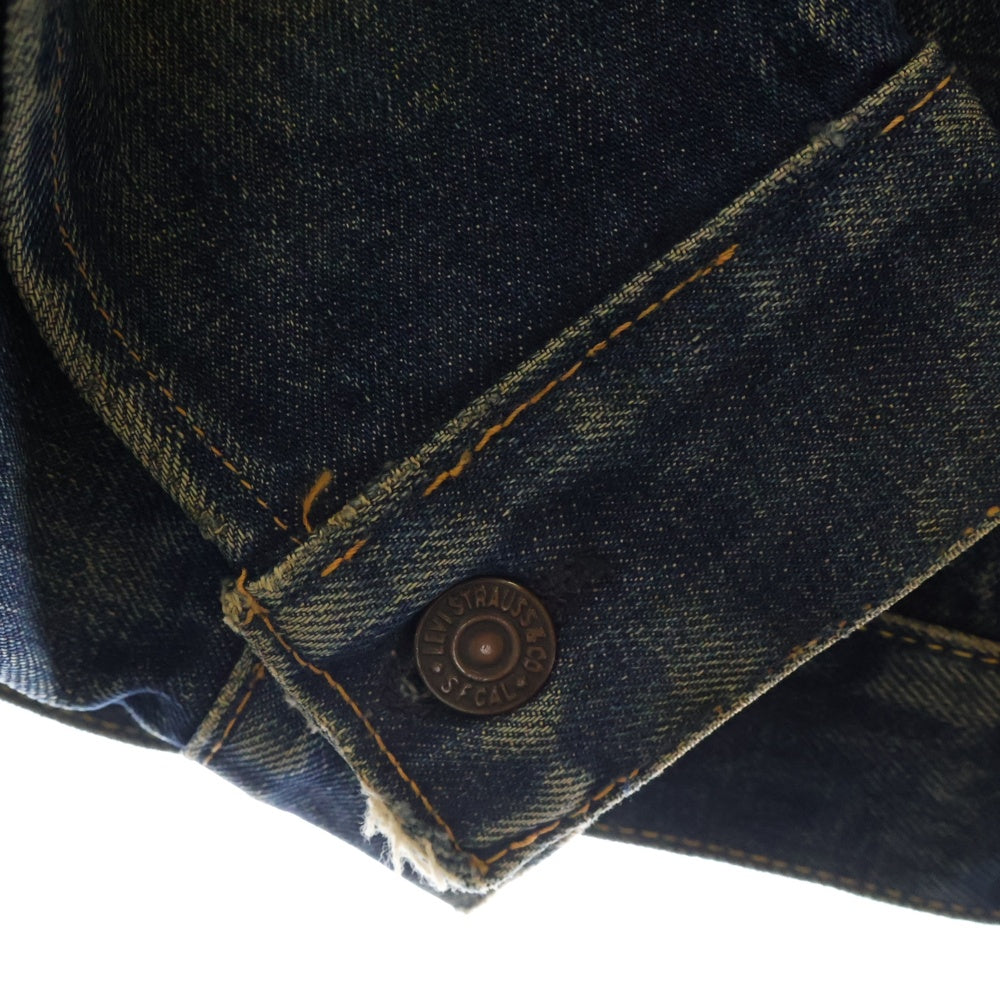 Levi's(リーバイス) 60S VINTAGE 557XX Denim Jacket ヴィンテージ ボタン裏D 両面BIGE 均等V デニムジャケット インディゴ
