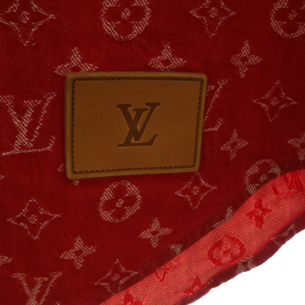 LOUIS VUITTON(ルイヴィトン) ×Supreme 17AW LV Jacquard Denim Baseball Jersey シュプリーム LVジャカード デニムベースボールジャージー ベースボールシャツ 半袖 モノグラム HDD92WDUB