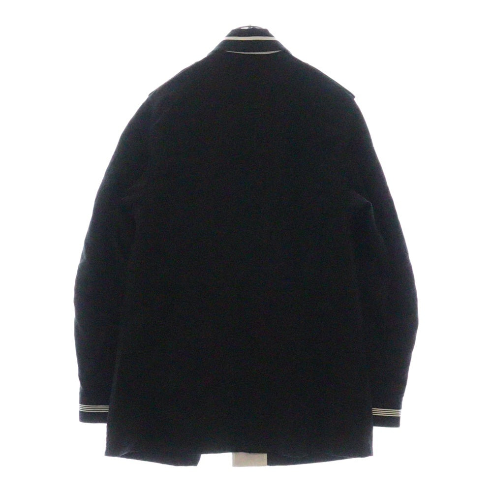BURBERRY(バーバリー) Kaban Reversible Striped Technical Linen Field Jacket リバーシブル テクニカル リネン フィールド ジャケット ブラック 4559093