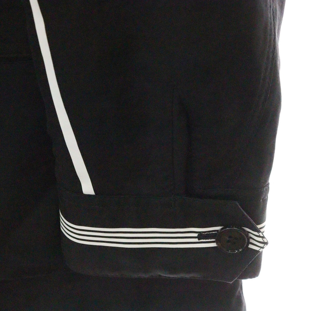 BURBERRY(バーバリー) Kaban Reversible Striped Technical Linen Field Jacket リバーシブル テクニカル リネン フィールド ジャケット ブラック 4559093