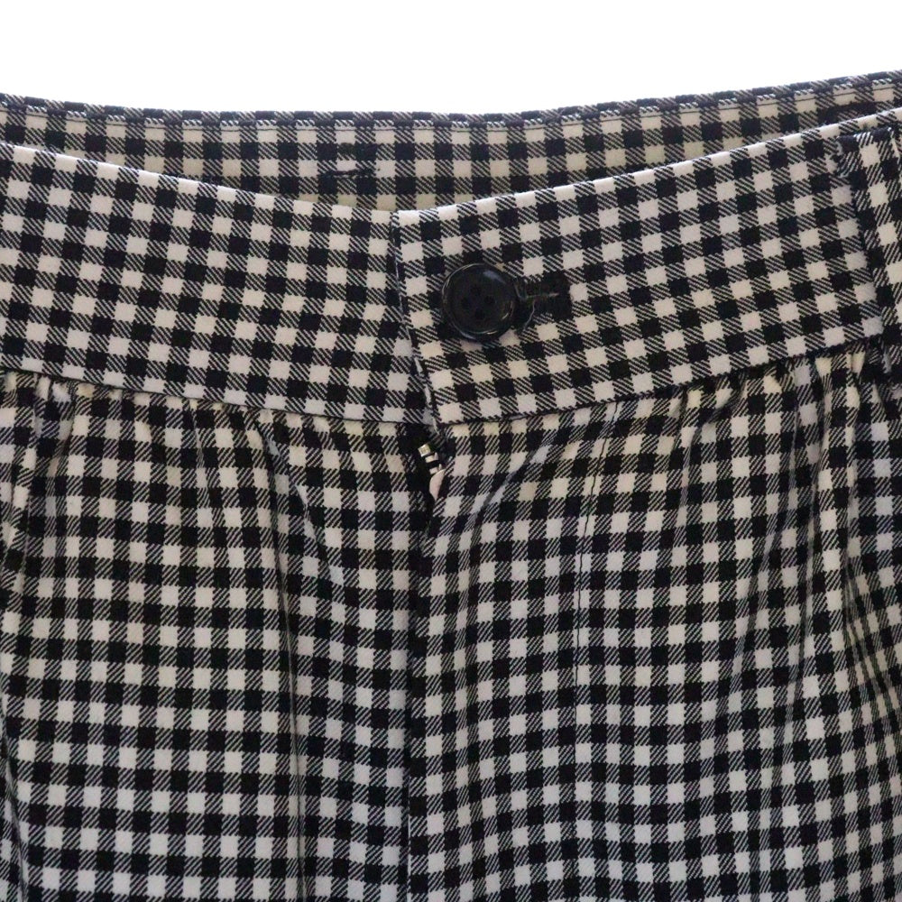 COMME DES GARCONS GIRL(コムデギャルソンガール) 24AW レディース チェック ハーフパンツ ホワイト/ブラック NN-P003
