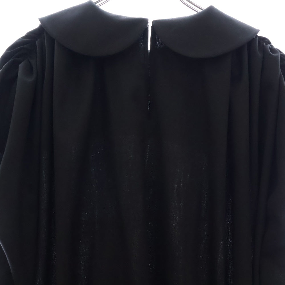 TAO COMME des GARCONS(タオコムデギャルソン) 25SS シースルーレイヤード フリルワンピース ブラック レディース TO-O009