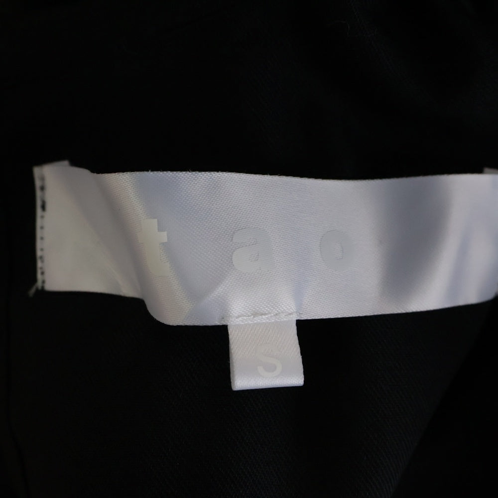 TAO COMME des GARCONS(タオコムデギャルソン) 25SS シースルーレイヤード フリルワンピース ブラック レディース TO-O009