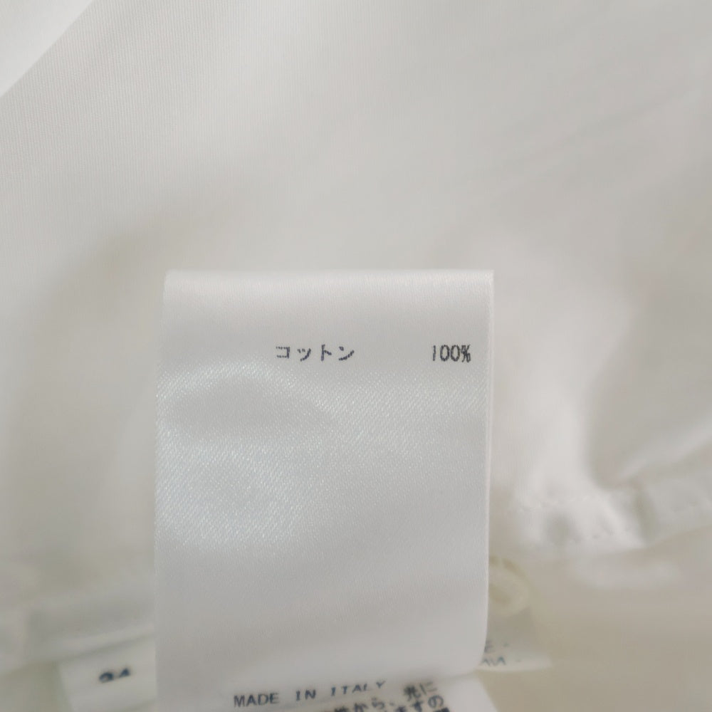 JIL SANDER(ジルサンダー) 22SS ロゴ刺繍 7分袖シャツワンピース レディース ホワイト JSXU600605 WU245500100