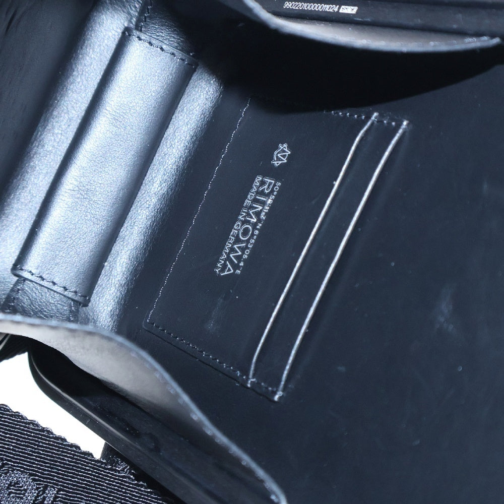 RIMOWA(リモワ) Personal コレクション アルミニウム スリングクラッチ クロスボディバッグ ブラック