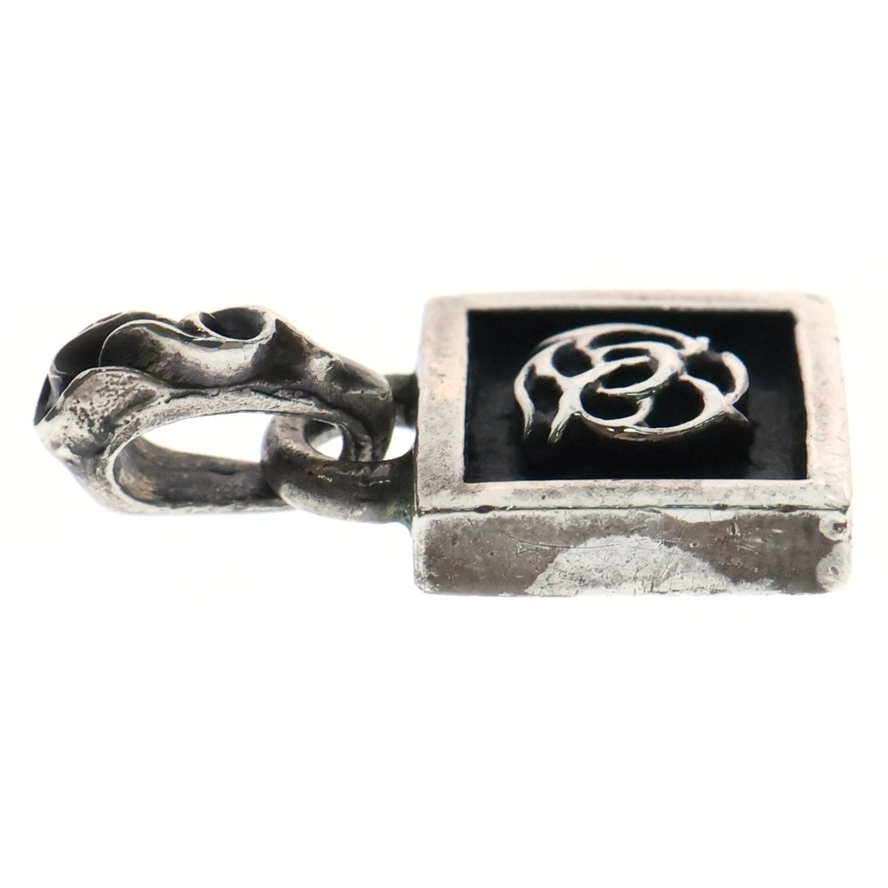 CHROME HEARTS(クロムハーツ) FRAMED FLRL フレームドフローラル チャーム シルバーネックレストップ シルバー