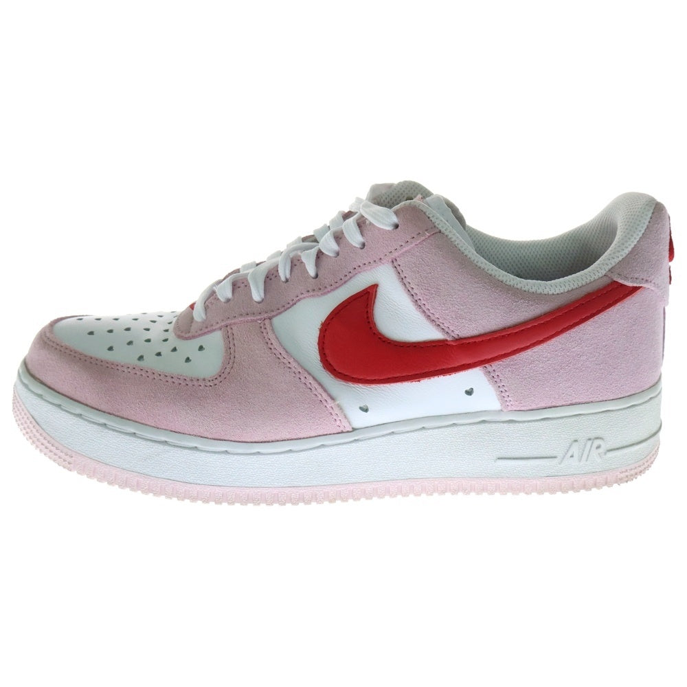 NIKE(ナイキ) AIR FORCE 1 07 QS VALENTINES DAY エア フォース 1 バレンタインデー ロ―カットスニーカースニーカー ピンク US10/28cm
