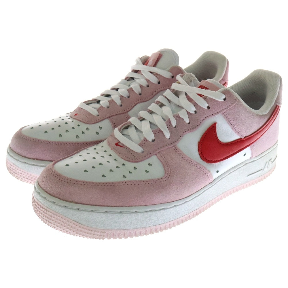 NIKE(ナイキ) AIR FORCE 1 07 QS VALENTINES DAY エア フォース 1 バレンタインデー ロ―カットスニーカースニーカー ピンク US10/28cm