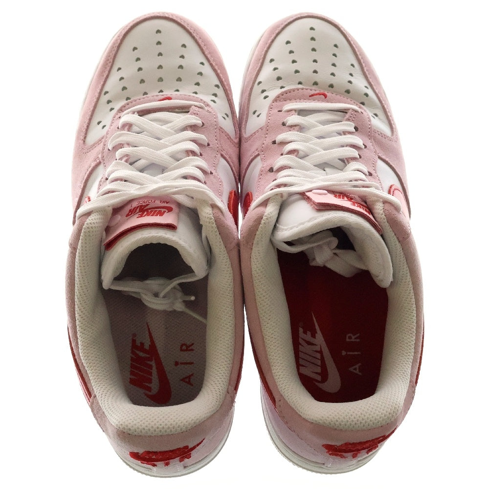 NIKE(ナイキ) AIR FORCE 1 07 QS VALENTINES DAY エア フォース 1 バレンタインデー ロ―カットスニーカースニーカー ピンク US10/28cm