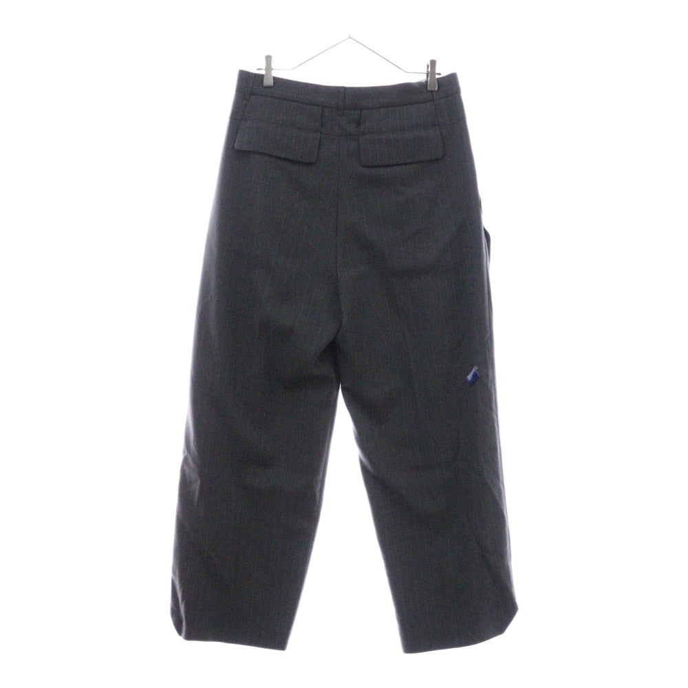 ADER ERROR(アーダーエラー) Lawren slacks セミオーバー ポリエステル スラックス グレー BN01SSSA0205GR