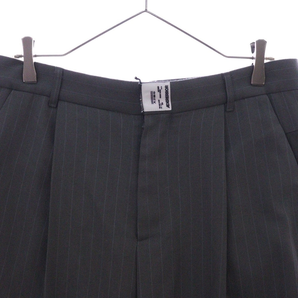 ADER ERROR(アーダーエラー) Lawren slacks セミオーバー ポリエステル スラックス グレー BN01SSSA0205GR
