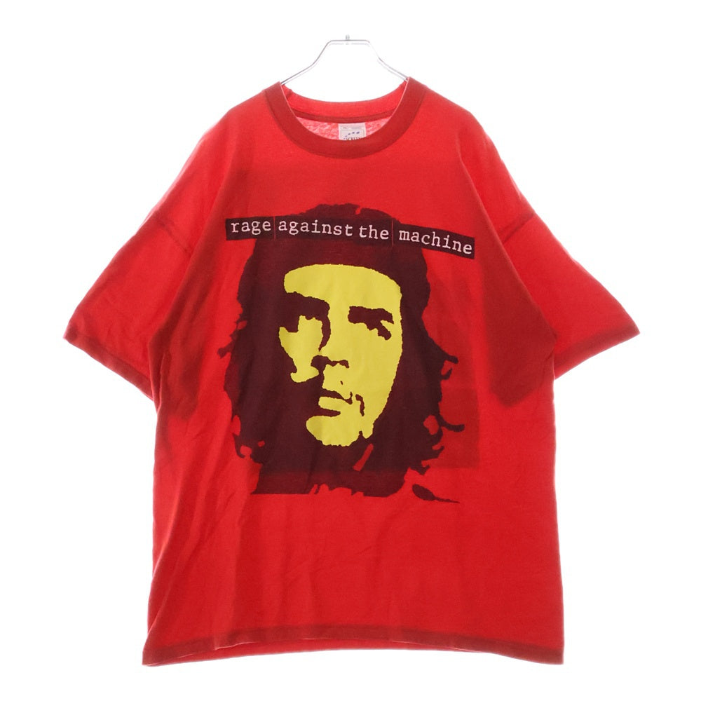 VINTAGE(ヴィンテージ) 90s Rage Against The Machine CHE GUEVARA レイジアゲインストザマシーン チェ ゲバラ クルーネック 半袖Tシャツ レッド