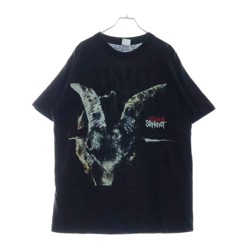 VINTAGE(ヴィンテージ) 00s Slipknot Iowa スリップノット アイオワ プリント 半袖Tシャツ ブラック