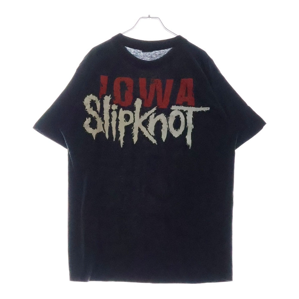 VINTAGE(ヴィンテージ) 00s Slipknot Iowa スリップノット アイオワ プリント 半袖Tシャツ ブラック