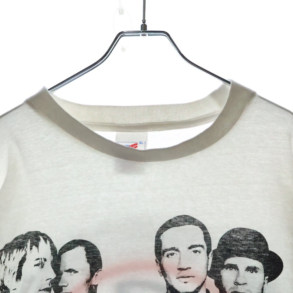 VINTAGE(ヴィンテージ) 90s Red Hot Chili Peppers L/S Tee レッドホットチリペッパーズ 両面プリント クルーネック 長袖Tシャツ ホワイト