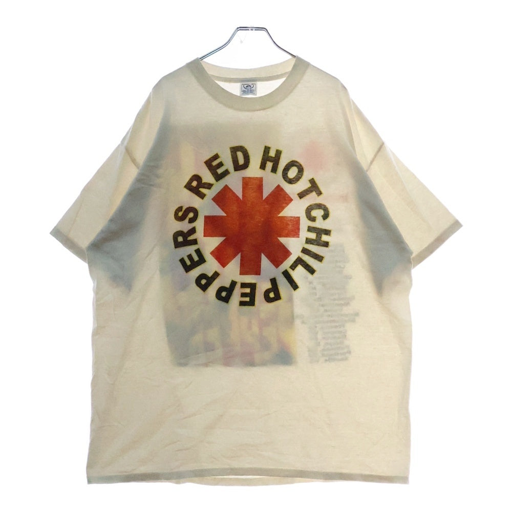 VINTAGE(ヴィンテージ) 90s RED HOT CHILI PEPPERS BOOTLEG TEE レッドホットチリペッパーズ ブートレグ 両面プリント クルーネック 半袖Tシャツ ホワイト
