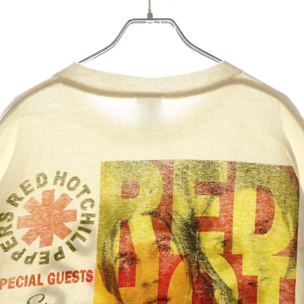 VINTAGE(ヴィンテージ) 90s RED HOT CHILI PEPPERS BOOTLEG TEE レッドホットチリペッパーズ ブートレグ 両面プリント クルーネック 半袖Tシャツ ホワイト