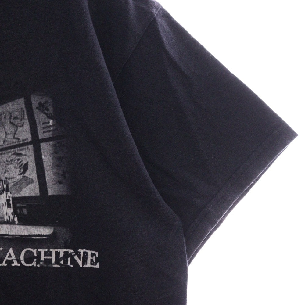 VINTAGE(ヴィンテージ) 90s Rage Against The Machine レイジ アゲインスト マシーン 両面プリント クルーネック 半袖Tシャツ ブラック