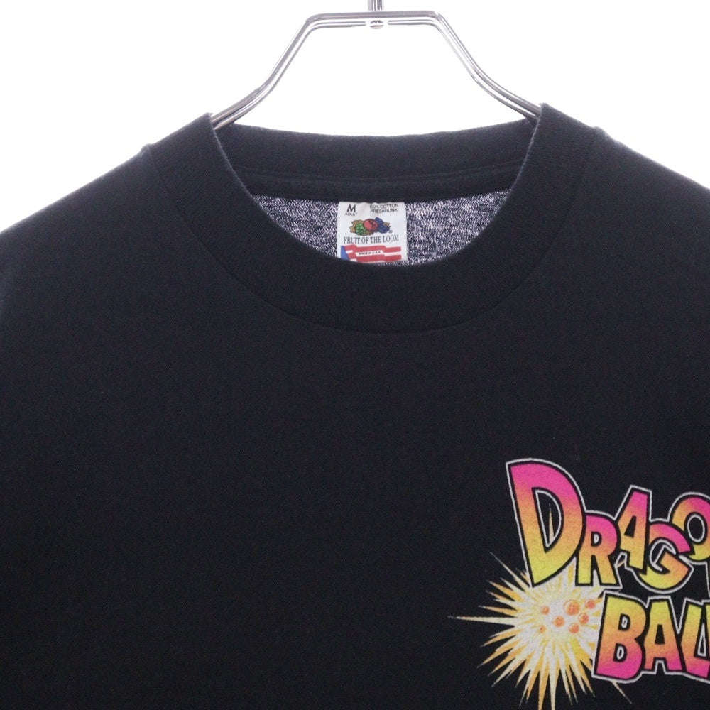VINTAGE(ヴィンテージ) 80s DRAGON BALL ドラゴンボール 両面プリント クルーネック 半袖Tシャツ ブラック