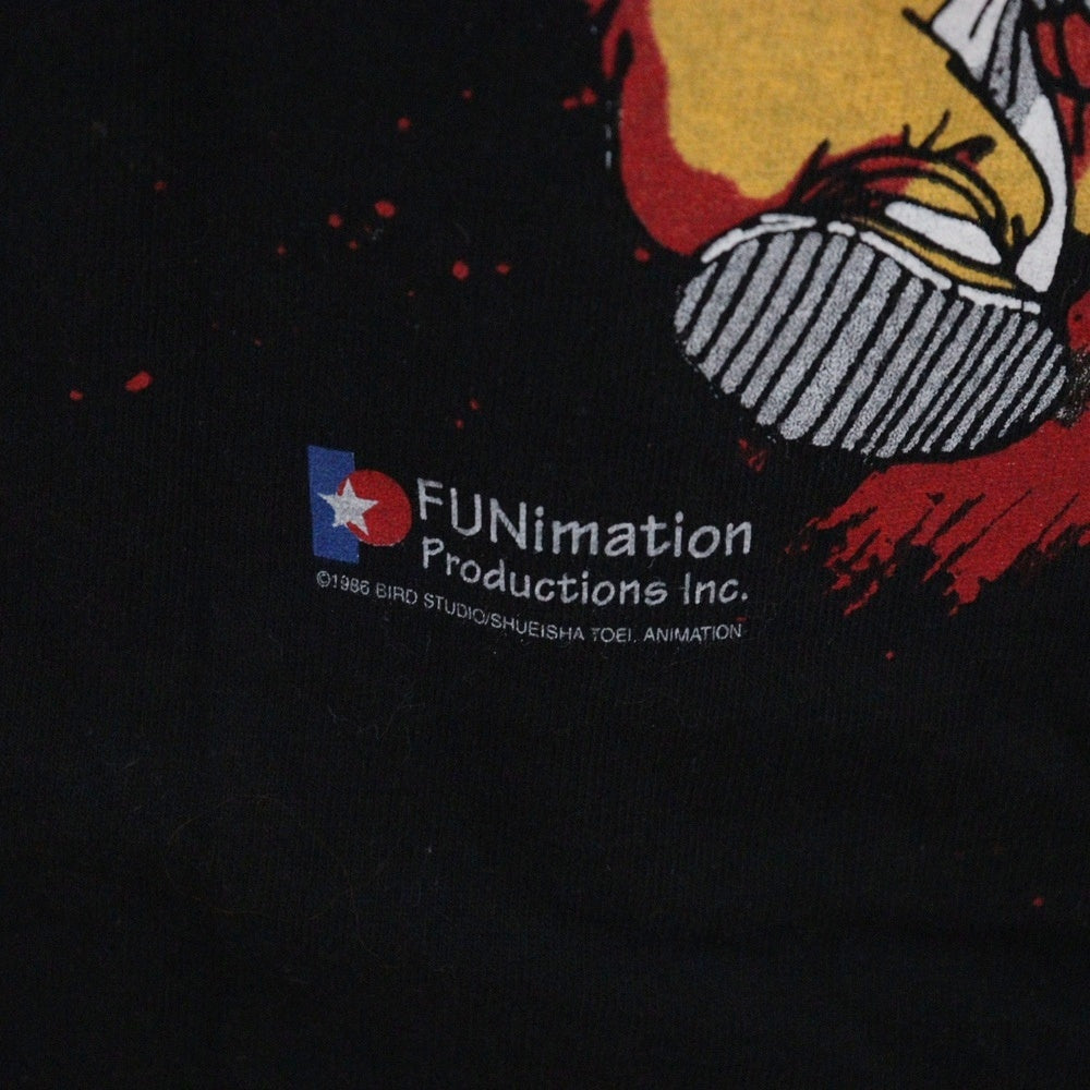 VINTAGE(ヴィンテージ) 80s DRAGON BALL ドラゴンボール 両面プリント クルーネック 半袖Tシャツ ブラック