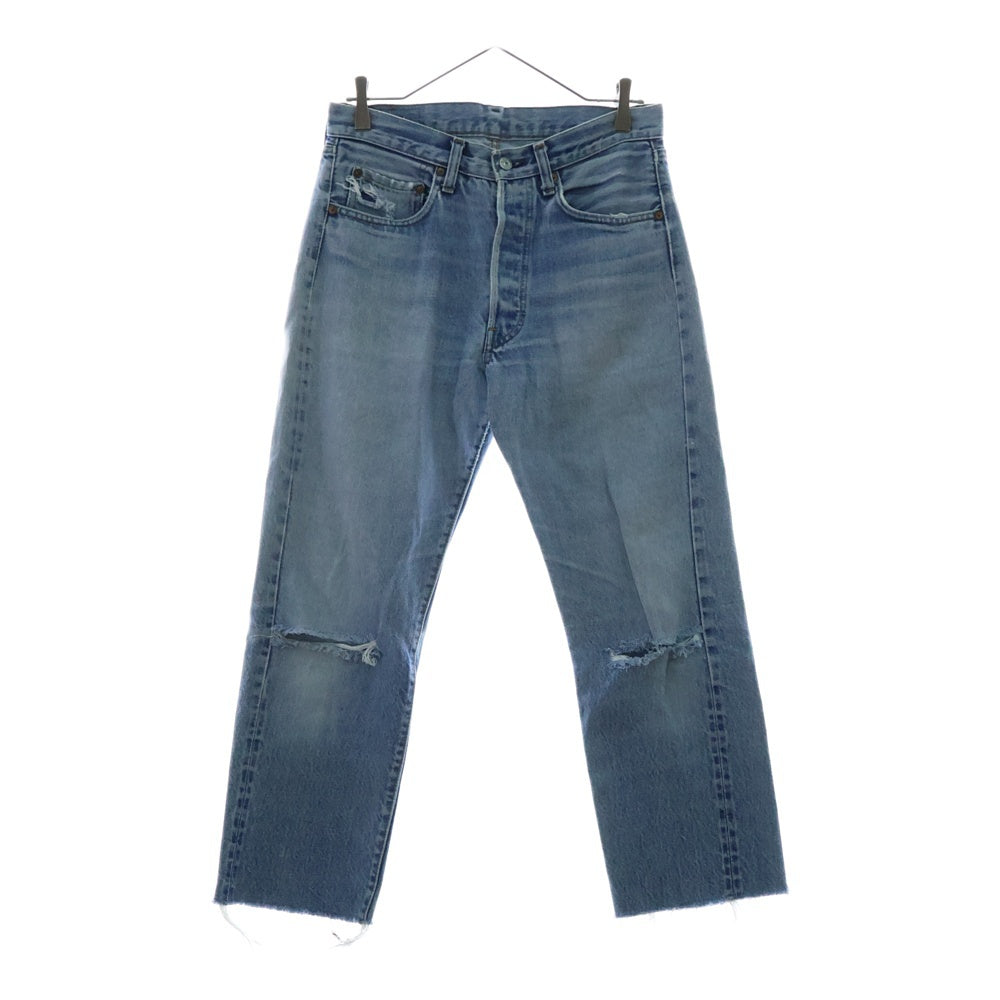 Levi's(リーバイス) 70s 66前期 501 スモールe 不均等V ボタン裏6 デニムパンツ インディゴ