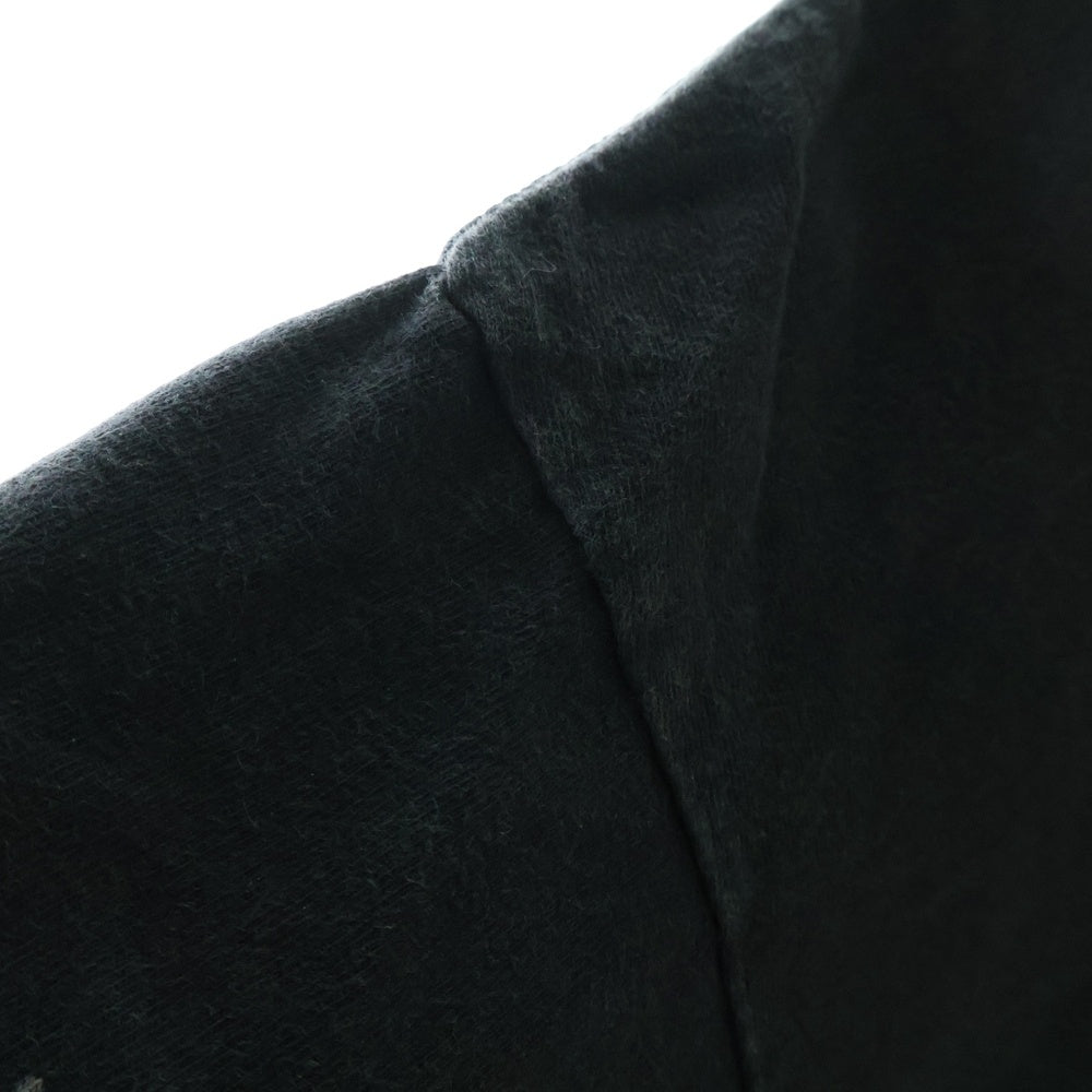 HARLEY DAVIDSON(ハーレーダビッドソン) 00s EVIL TWIN 01R モーター 両面プリント クルーネック 半袖Tシャツ ブラック