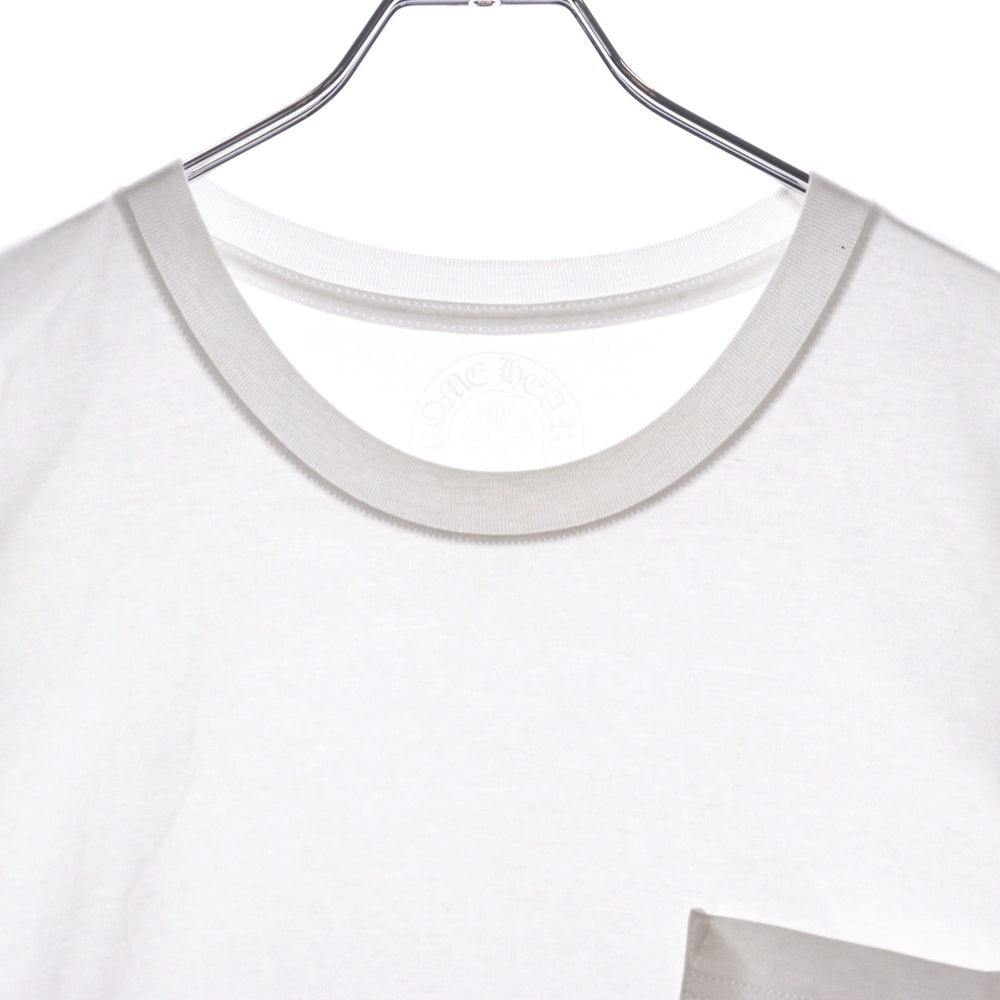 CHROME HEARTS(クロムハーツ) Miami Horseshoe S/S Tee マイアミ限定 バック ホースシュー クルーネック半袖Tシャツカットソー ホワイト
