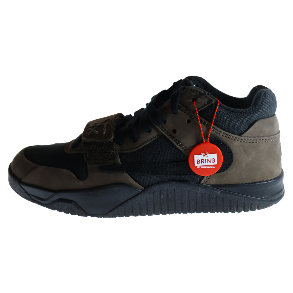 NIKE(ナイキ) ×トラヴィススコット Jordan Jumpman Jack FZ8117-204 ジョーダン ジャンプマン ジャック ローカットスニーカー US8/26cm ブラウン/ブラック
