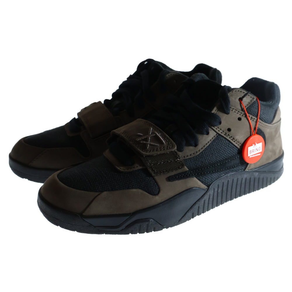 NIKE(ナイキ) ×トラヴィススコット Jordan Jumpman Jack FZ8117-204 ジョーダン ジャンプマン ジャック ローカットスニーカー US8/26cm ブラウン/ブラック